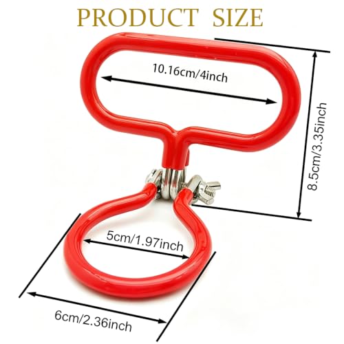 Heavy Duty Carboy Handle Set for 3-6.5 Gallon Glass Fermentation Bottles