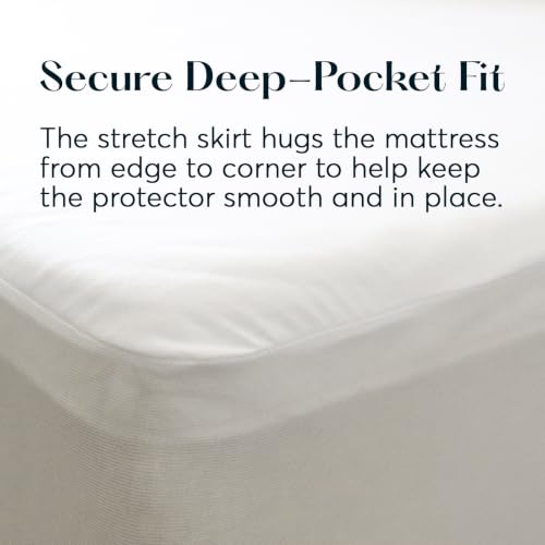 Sutera RestoreGuard Waterproof Mattress Protector - King Size, White