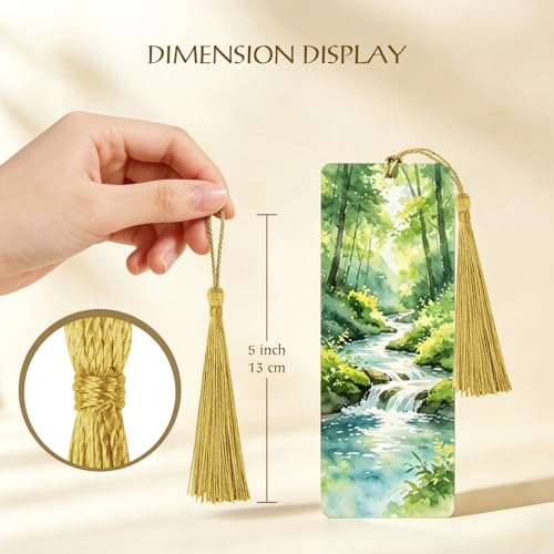 Gold Tassel Bookmark Charm Decoration - 100pcs DIY Craft Supplies