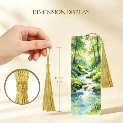 Gold Tassel Bookmark Charm Decoration - 100pcs DIY Craft Supplies