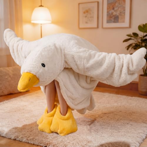 Halloween Goose Hoodie Pajamas with Slippers - Oversized Costume Set