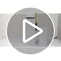 3-Piece Metal Square Display Pedestal Set for Cakes Flowers and Events, White Heavy Duty Stands