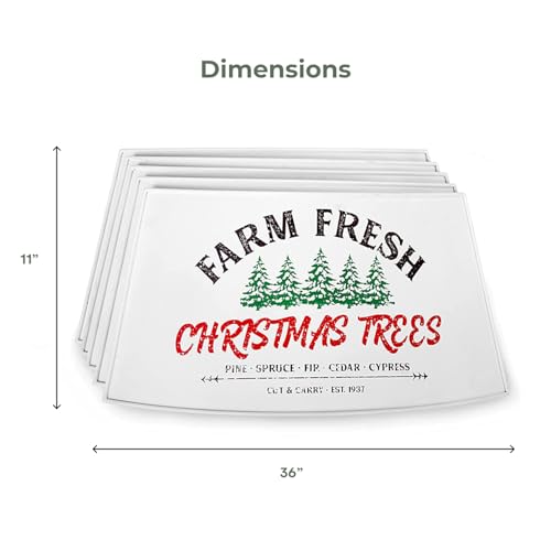 Oversized Galvanized Christmas Tree Collar - White Adjustable Metal Base Cover, 36 Inch Diameter - Rustic & Contemporary Holiday Decor