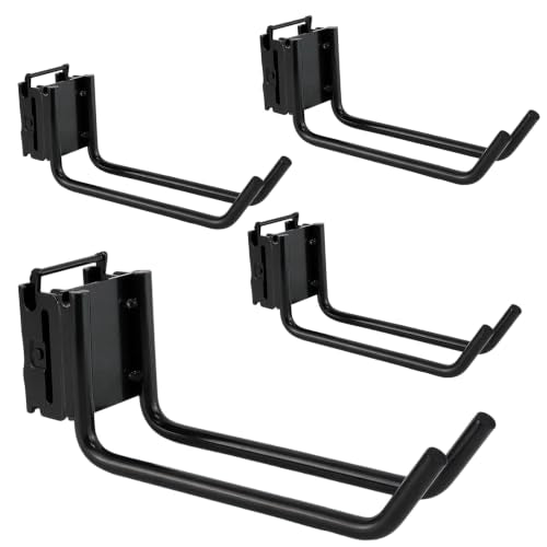 6.1in E-Track Double Fitting J-Hooks Set - Heavy Duty Cargo & Tool Hangers