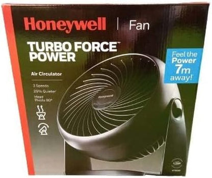 Honeywell HT 900E Turbo Fan - Powerful, Quiet Operation | Sleek Black Design