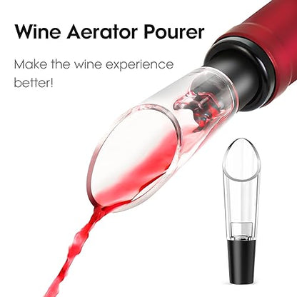 Beneno Corkscrew Wine Bottle Opener Gift Set Ingot Silver