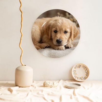 10 Inch Personalized Decorative Ceramic Plate with Stand - Custom Image & Text Birthday Gift