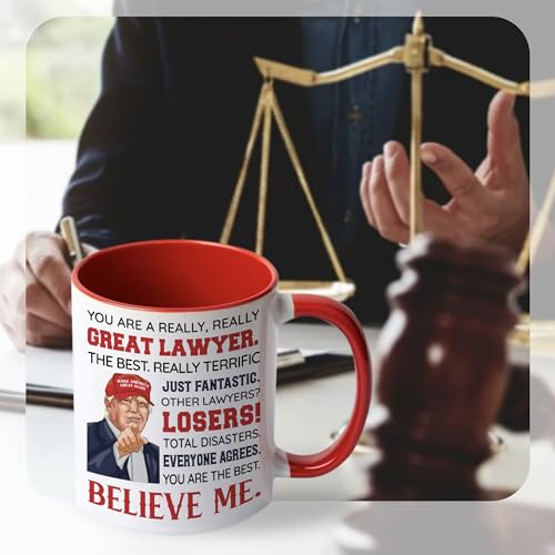 Lawyer Mug 11oz - Lawyer Gifts for Men & Women, Attorney Graduation, Christmas, Fathers Day, Mothers Day, Birthday - Variation: Lawyer