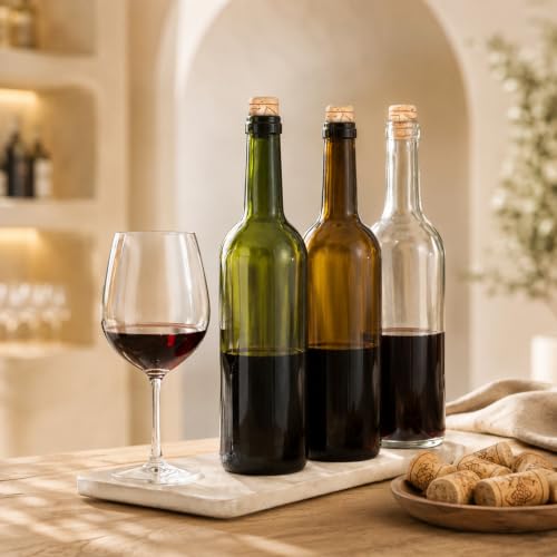 200 Pack Natural Corks for Wine Bottles 7/8" x 1 3/4" Bulk Craft Corks