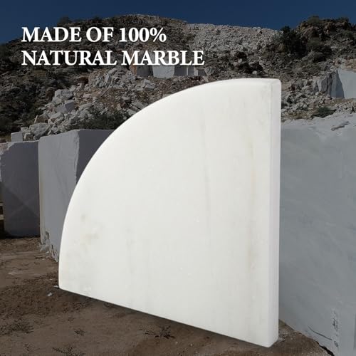 Marble Corner Shower Shelf - White 2-Layer Fantasy White Variation