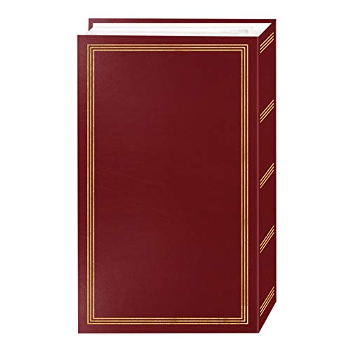 3-ring pocket BURGUNDY album for 504 photos - 4"X6"
