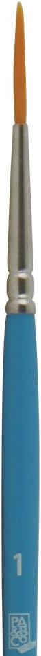 Princeton 3750L-1 Synthetic Artiste Liner Paint Brush - Size 1, Multicolor for Precision Detailing