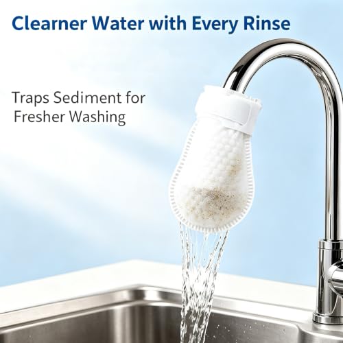 Faucet Filter Cotton Bags - Replaceable Non-Woven Sleeve for Kitchen & Bath - 10 Pcs