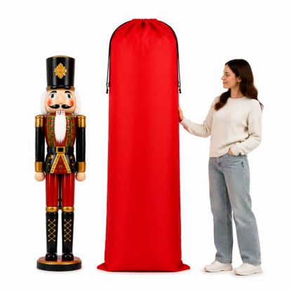 Large Nutcracker Storage Bag 75 x 27 inches for 6ft Holiday Figures
