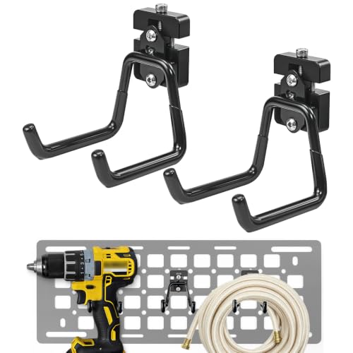 Heavy Duty Molle Panel Hook with Dual Rubber-Coated Hooks - 2 Pack