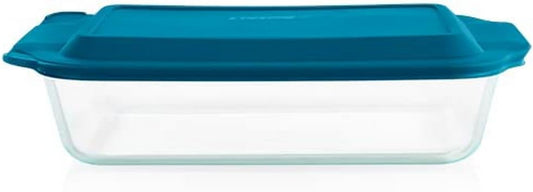 Pyrex Deep Glass Baking Dish - 9x13-Inch Casserole Dish with Lid | Oven, Freezer & Microwave Safe