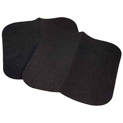 Singer 5-inch-by-5-inch Iron-On Patches, Black, 2 per Package (2 Pack)