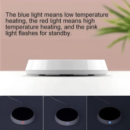 Coffee Cup Warmer with Auto Shut Off, 18W, White - Desk Beverage Heater