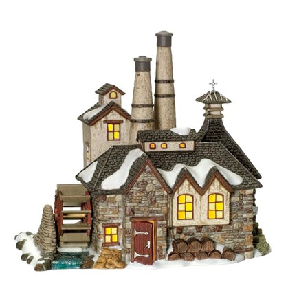 Victorian London Gin Distillery Building - Dickens Village Decor, 8.86"