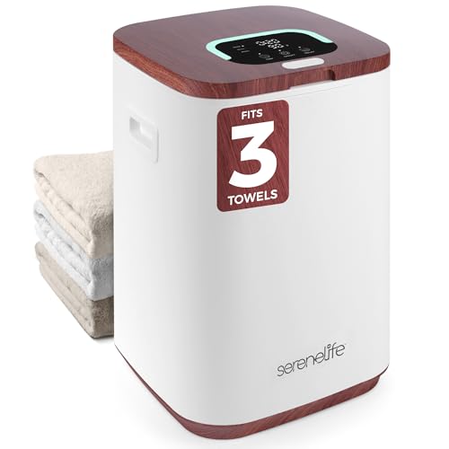 Bathroom Towel Warmer Bucket - 23L Compact Heated Towel Dispenser with Timer