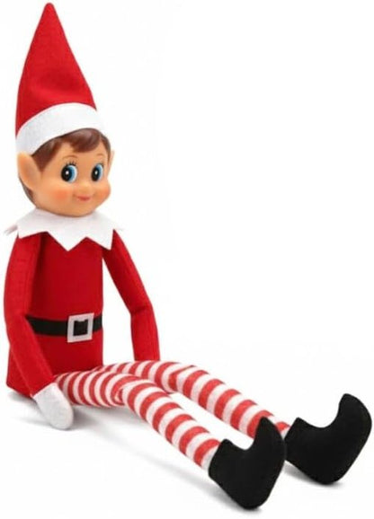Lolli Lookout™ Holiday Elf - 14” Nostalgic Christmas Decoration in Gift Box | Festive Collectible Shelf Sitter