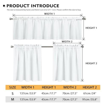 Christmas Snowman Kitchen Curtain Set with Valance and Panels - Variation of Xmas Snowman Cardinal / 27.5"W x 24"L