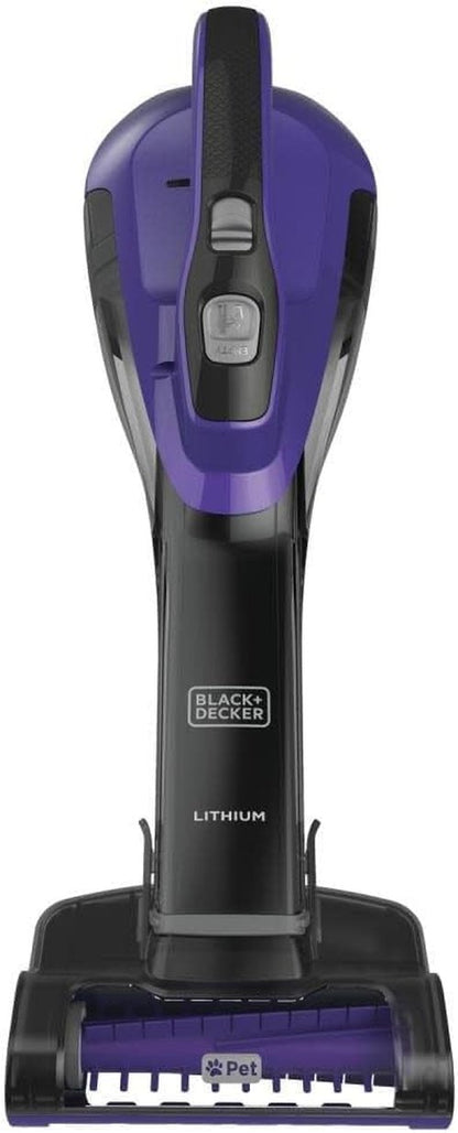 BLACK+DECKER Dustbuster Furbuster Cordless Pet Handheld Vacuum - AdvancedClean for Home & Car