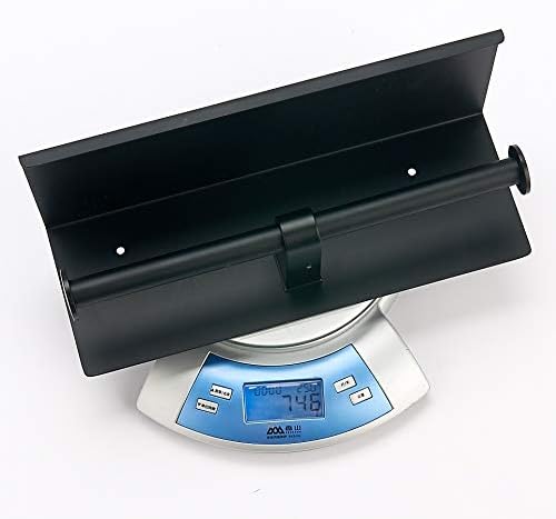 BGL 304 Stainless Steel Double Toilet Paper Holder - Matte Black Wall-Mounted Design with Shelf