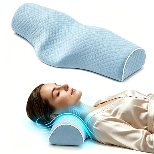 Cervical Pillow for Neck Pain Relief - Memory Foam Support for Sleeping