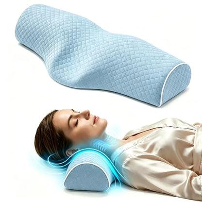 Cervical Pillow for Neck Pain Relief - Memory Foam Support for Sleeping