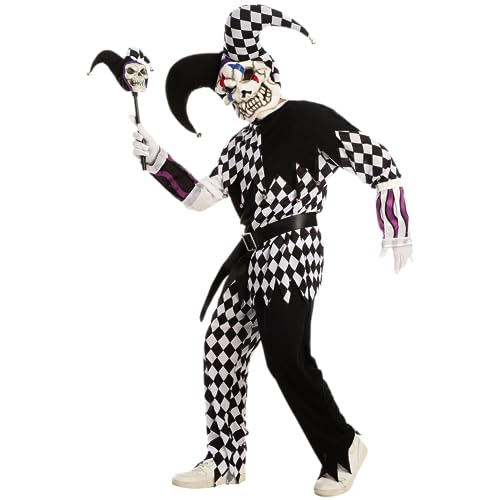 Spooktacular Creations Halloween Clown Kids Costume with Mask for Scary Clown Costume Party-S(5-7yr)