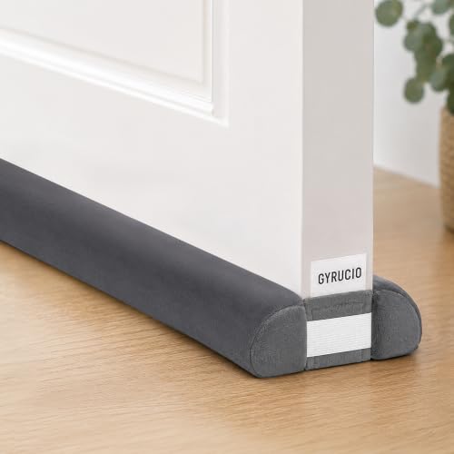 Adjustable Door Draft Stopper - Soundproof, Dustproof, and Insulation for Gaps 26-36 Inch - Grey