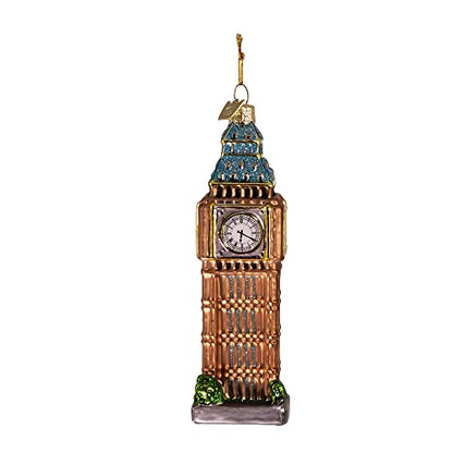 Glass Big Ben Ornament - London Clock Tower Holiday Decor