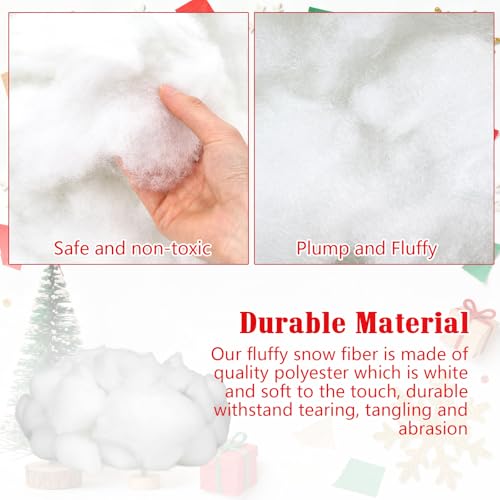 Boao Red Carpet Runner for Weddings and Events, 65 ft Long, Fake Snow Decor