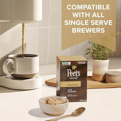 Peet's Coffee, Dark Roast Keurig K-Cup Pods, 100% Arabica Coffee - Holiday Blend 60 Count (6 Boxes of 10 K-Cup Pods)