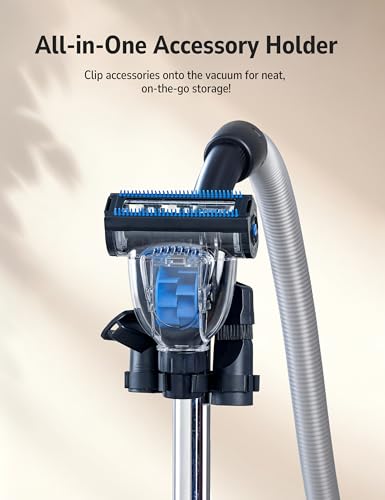 Aspiron Azure 1600W Canister Vacuum Cleaner - Bagless, Lightweight, Multi-Surface