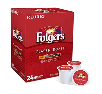 Folgers Gourmet Selections Single Cup for Keurig Brewers, Classic Roast, 24 Count