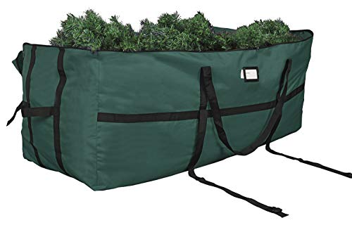 Green Christmas Tree Storage Bag Fits Up to 9 Ft Disassembled Holiday Tree Heavy Duty
