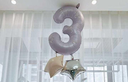 Number 7 Balloon by Lilac - 40 Inch Giant Foil Balloon for 7th Birthday Party Decorations