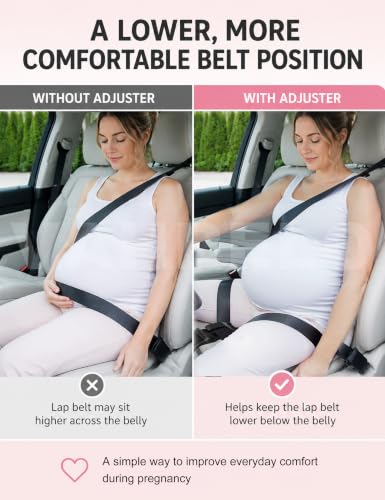 Pregnancy Car Pillow - Deep Pink Universal Fit for Vehicles - Vahrelo