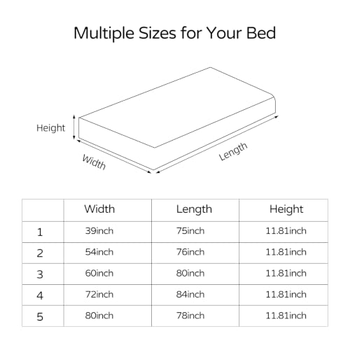 European Damask Embossed Plush Fitted Bed Sheet Full Off White 54x76 Inch