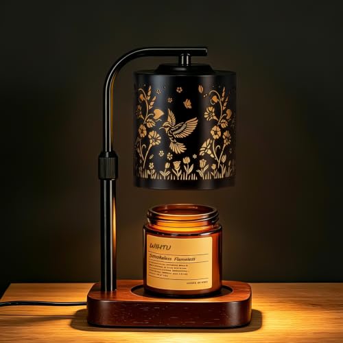 WIHTU Candle Warmer Lamp with Timer & Dimmer - Hummingbird Design