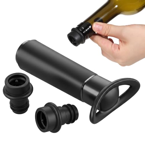 Wine Vacuum Pump & Reusable Silicone Stoppers Set - Keep Wine Fresh