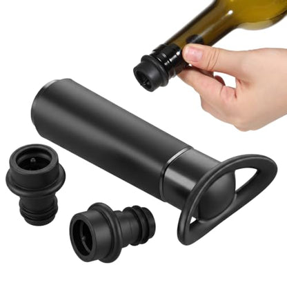 Wine Vacuum Pump & Reusable Silicone Stoppers Set - Keep Wine Fresh