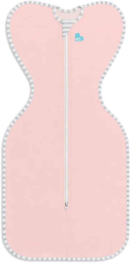 Love To Dream Swaddle UP Sleep Sack - Self-Soothing Design for Better Sleep | Medium 1.0 TOG, Dusty Pink (13-19 lbs)