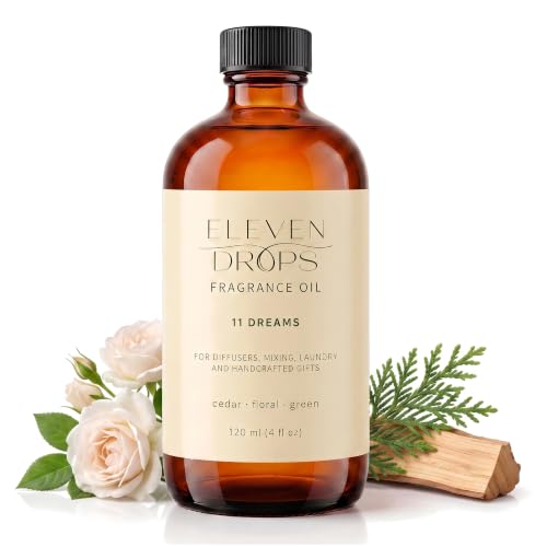 11 Dreams Fragrance Oil - Hotel-Inspired Diffuser Scent, Pet-Friendly, 4oz