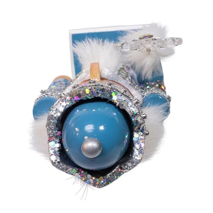 Decorative Blue & Platinum Nutcracker - 15 Inch Holiday Centerpiece