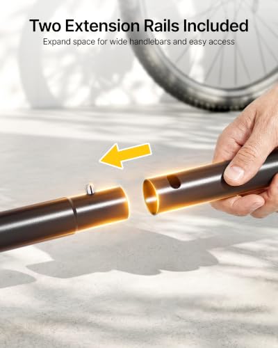 6 Bike Rack Garage Storage with Extension Bars - MonTEK