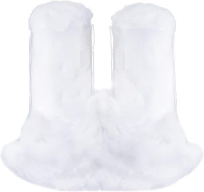 Yolyoo Artificial Snow Blanket - Fluffy Fiber Decoration for Christmas Displays | 200g Pack
