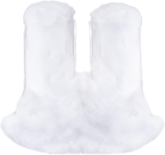 Yolyoo Artificial Snow Blanket - Fluffy Fiber Decoration for Christmas Displays | 200g Pack